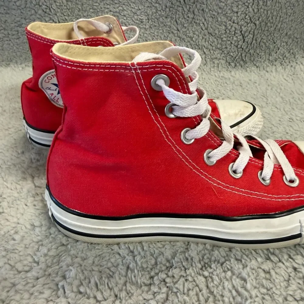 CONVERSE CHUCK TAYLOR High Top Mens 5 Womens 7 All Star Red Streetwear Skate